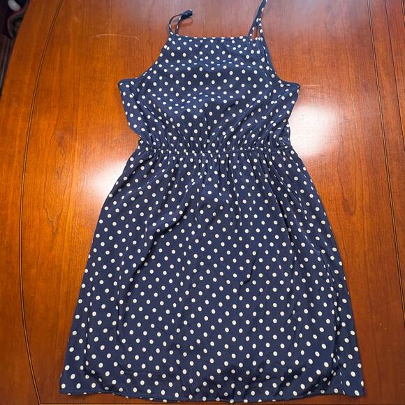 Alya Navy and White Polka Dress - Size Medium - Picture 6 of 6